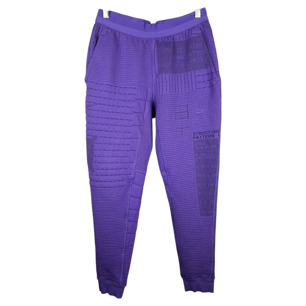 Nike Therma-Fit Sweatpants Purple Mens Size S ADV Tech Pack Jogger Drawstrings